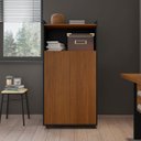 Ver imagem 7 de Armário de Escritório 2 Portas 1 Nicho Studio Marrom