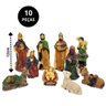 Presépio Natalino Completo Resina Prime 10 Peças 12cm - Wincy - 3