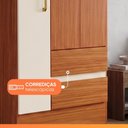 Ver imagem 4 de Guarda Roupas Solteiro 3 Portas 2 Gavetas Zoe