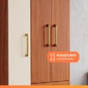 Ver imagem 6 de Guarda Roupas Solteiro 3 Portas 2 Gavetas Zoe