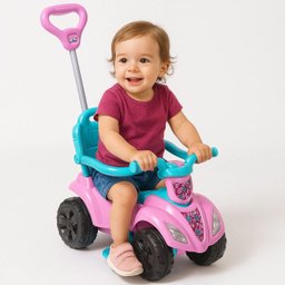 Quadriciclo Infantil Dog Menina - Rosa - 2