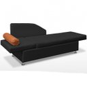 Ver imagem 5 de Sofá Cama Solteiro 1 Lugar com Baú Divã Bouclê Multifuncional Divã Quarto Hóspedes 195cm:Bouclê Pret