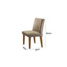 Conjunto Sala de Jantar Mesa e 6 Cadeiras Kate Espresso Móveis - 5