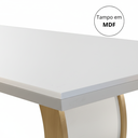 Ver imagem 6 de Conjunto Sala de Jantar Mesa Tampo de MDF e 6 Cadeiras Kate Espresso Móveis