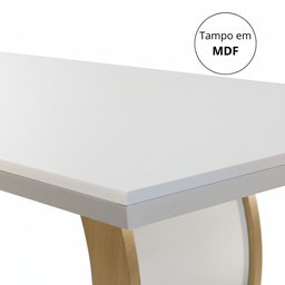 Conjunto Sala de Jantar Mesa e 6 Cadeiras Kate Espresso Móveis - 6