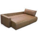 Ver imagem 6 de Sofá Cama Retrátil 4 Lugares para Sala 290cm Tâmisa L06 Couríssimo Marrom Castanho - Lyam Decor