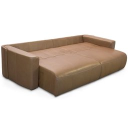 Sofá Cama Retrátil 4 Lugares para Sala 290cm Tâmisa L06 Couríssimo Marrom Castanho - Lyam Decor - 5 Sofá Cama Retrátil 4 Lugares para Sala 290cm Tâmisa L06 Couríssimo Marrom Castanho - Lyam Decor - 5
