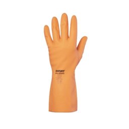 Luva de Látex Reforçada Laranja Max Orange Da208d Ca 11286 Danny (12 Pares) - 2