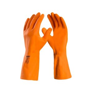 Luva de Látex Reforçada Laranja Max Orange Da208d Ca 11286 Danny (12 Pares)