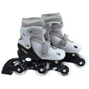 Ver imagem 1 de Roller Infantil Cinza - Tamanho P 30-33