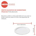 Ver imagem 6 de Prato Elegance Raso Redondo 19cm Branco em Policarbonato Linha Profissional Cook Vem