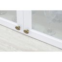 Ver imagem 6 de Paneleiro de Cozinha Cristaleira Americana c/ 2 Portas (2 c/Vidro) c/ 2 Gavetas 71.5cm Cinza - Henn