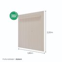 Ver imagem 3 de Painel Ripado para TV até 70 Polegadas 100% MDF 185x220cm Maragogi