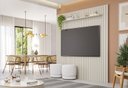 Ver imagem 6 de Painel Ripado para TV até 70 Polegadas 100% MDF 185x220cm Maragogi