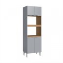 Ver imagem 6 de Cozinha Modulada 7 Peças 2 Paneleiros, 2 Balcões, 2 Armários Aéreos e 1 Torre Quente Hera 