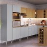 Cozinha Modulada 7 Peças 2 Paneleiros, 2 Balcões, 2 Armários Aéreos e 1 Torre Quente Hera  - 3