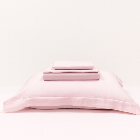 Jogo de Lençol Casal 4 Peças Algodão 400 Fios Bella Enxovais Rosa