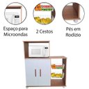 Ver imagem 2 de Fruteira com Balcão para Microondas Lituânia Cinamomo/Branco