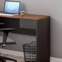 Ver imagem 3 de Mesa Para Computador Escrivaninha de Canto 135cm 1 Gaveta Euro II C14 Dakota/Preto - Mpozenato