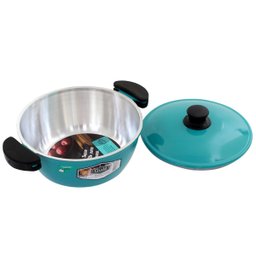 Panela 20cm Turquesa Resistente Gulê em Alumínio 1,75 Litros - 3
