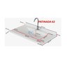 Lavatório Patinada de Mármore Sintético 62cm - 5