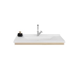 Lavatório Patinada de Mármore Sintético 62cm - 4
