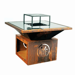 Churrasqueira Gourmet Estação Ran Aço Corten Martin Fierro - 1