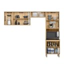 Ver imagem 3 de Armario de Cozinha Fit com 8 Portas 261 Cm Freijo/off White