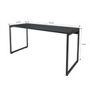 Ver imagem 4 de Mesa para Escritório Star 150cm Industrial Espresso Móveis Preto E Preto