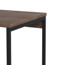 Ver imagem 6 de Mesa para Escritório Star 150cm Industrial Espresso Móveis Castanho E Preto
