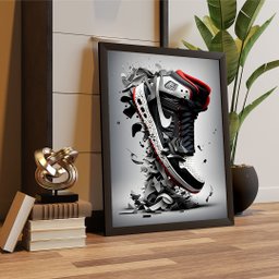 Quadro Decorativos Parede Tenis Basquete Quarto Sofisticado - 2