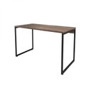 Ver imagem 2 de Mesa para Escritório Star 120cm Industrial Espresso Móveis Castanho E Preto