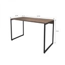 Ver imagem 4 de Mesa para Escritório Star 120cm Industrial Espresso Móveis Castanho E Preto