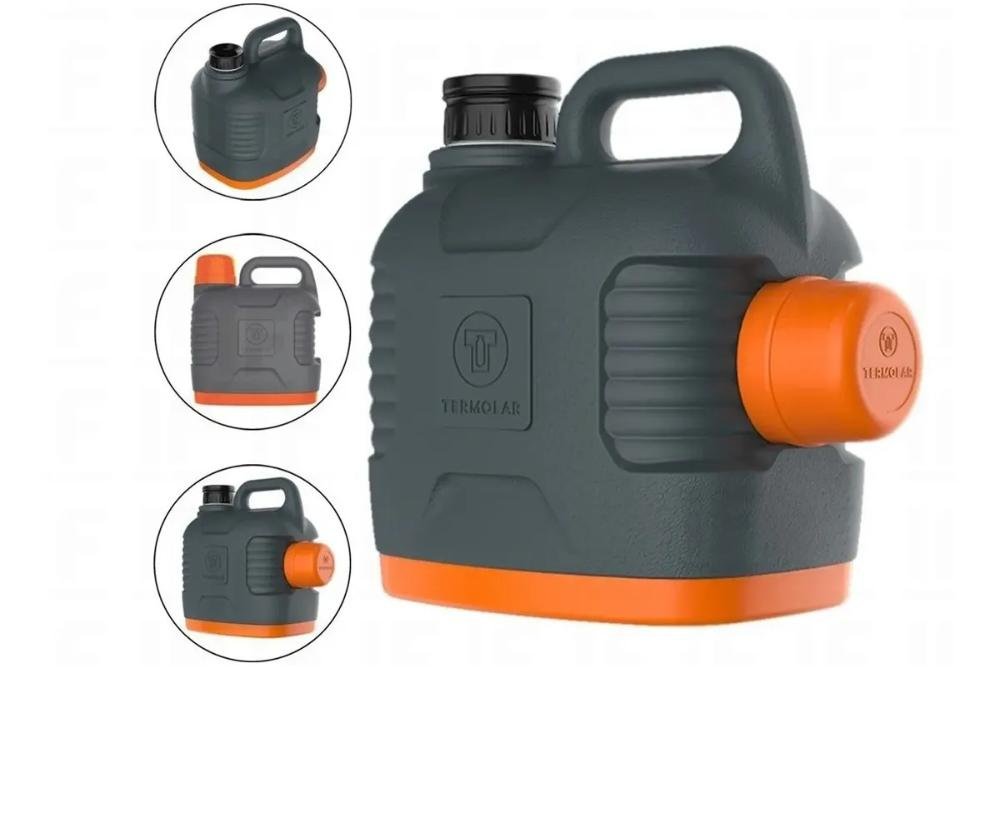 GARRAFA TERMICA TERMOLAR SUPERTERMO 5L CINZA 56360 MadeiraMadeira