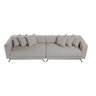 Sofá Espanha 270 cm - Linho Cinza Renorma - 1