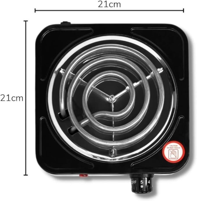 Super Fogão Cooktop Elétrica Fix Fxf0601 Preto 110v Portátil - 5