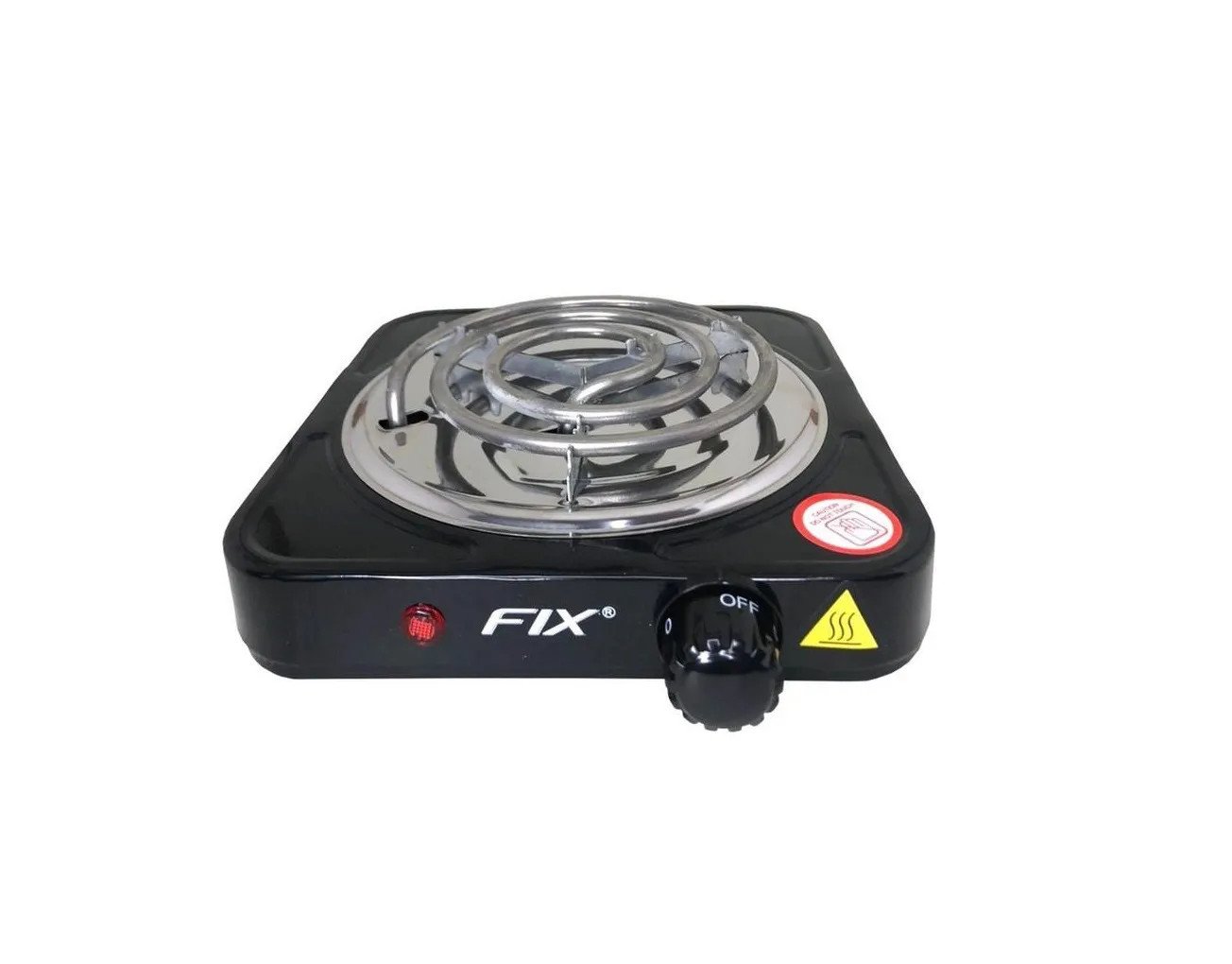 Super Fogão Cooktop Elétrica Fix Fxf0601 Preto 110v Portátil - 1