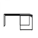 Ver imagem 5 de Mesa para Escritório em L Star 150cm Industrial Espresso Móveis Preto E Preto