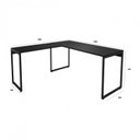 Ver imagem 4 de Mesa para Escritório em L Star 150cm Industrial Espresso Móveis Preto E Preto