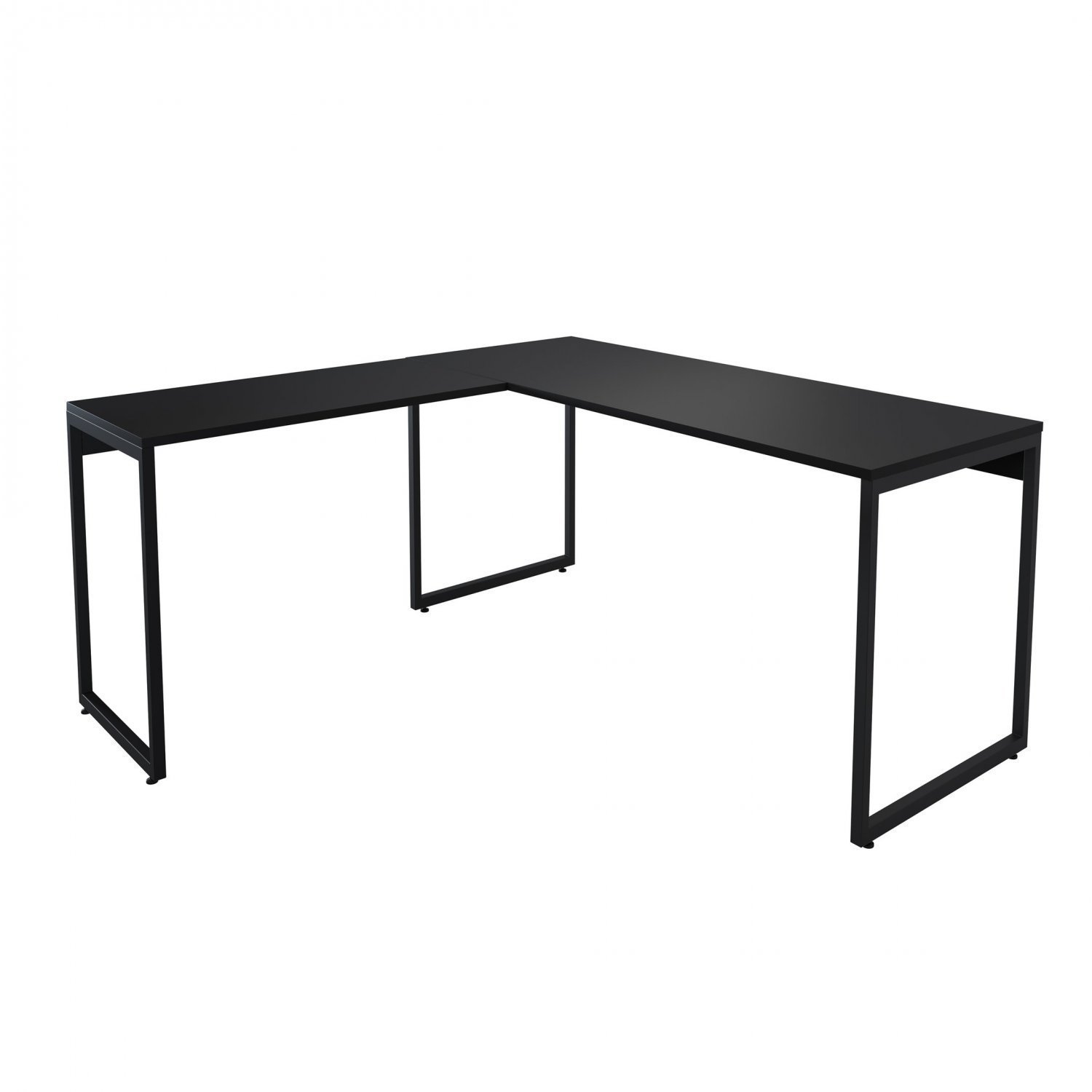 Mesa para Escritório em L Industrial 150x150cm Star Espresso Móveis - 7