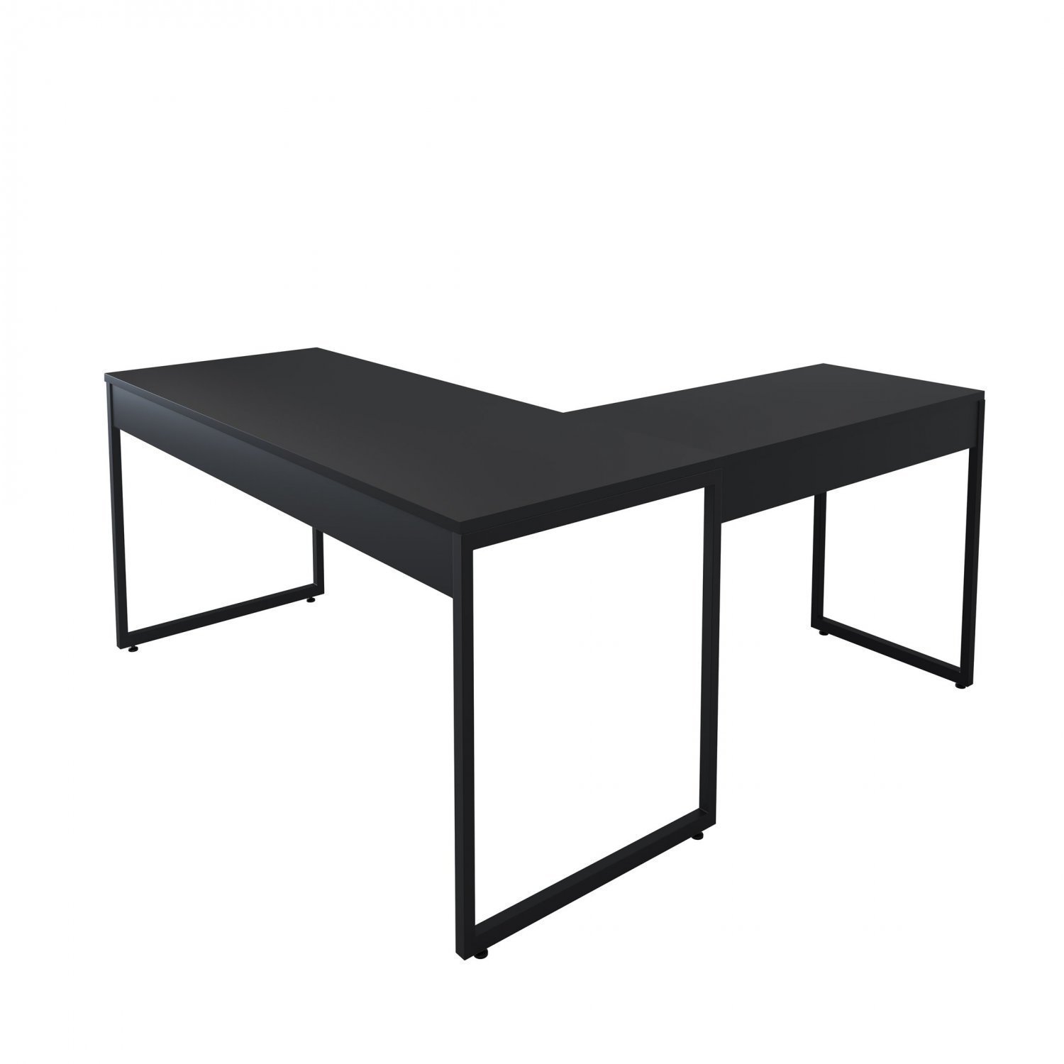 Mesa para Escritório em L Industrial 150x150cm Star Espresso Móveis - 3