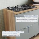 Ver imagem 7 de Cozinha Marquesa 5 Peças 7 Portas Reflecta 100% MDF Verde/Nature
