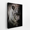 Ver imagem 2 de Tigre Branco Foto Animal Decorativo Quadro Canvas 100x70cm