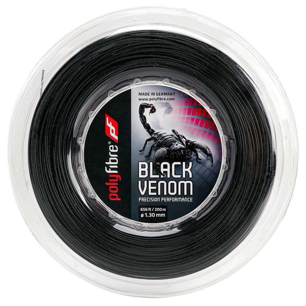 Corda Polyfibre Black Venom 1,30 Mm Preta (gauge 16) - Set Individual