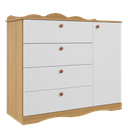 Ver imagem 4 de Jogo de Quarto Infantil Harmonia - Cômoda, Berço e Roupeiro