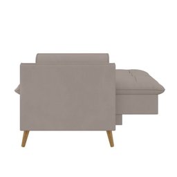 Poltrona Decorativa York C/ Puff em Veludojust Time - 4