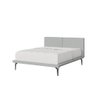 Base Box Cama Japonesa Toquio Queen com Cabeceira Almofada Linho Cinza - Luxo Estofados - 3