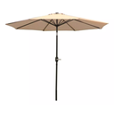 Ver imagem 1 de Ombrelone Articulado Central Redondo 2,70 Metros Bege Rm Decor