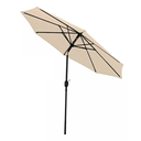 Ver imagem 3 de Ombrelone Articulado Central Redondo 2,70 Metros Bege Rm Decor