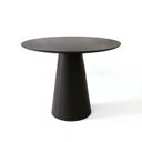 Ver imagem 3 de Mesa de Jantar Redonda Cone Laminado em Madeira 90cm Cairo Preto
